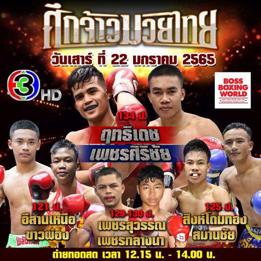 สรุปผลมวย ศึกจ้าวมวยไทย ประจำวันเสาร์ที่ 22/1/2565