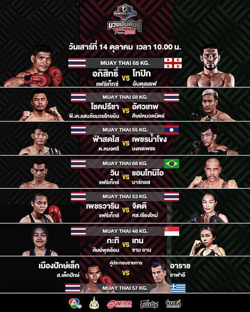 สรุปผลมวย FAIRTEX FIGHT มวยมันส์พันธุ์ EXTREME ประจำวันเสาร์ที่ 14/10/2566