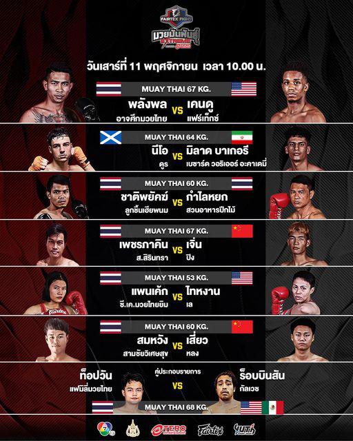 สรุปผลมวย FAIRTEX FIGHT มวยมันส์พันธุ์ EXTREME ประจำวันเสาร์ที่ 11/11/2566