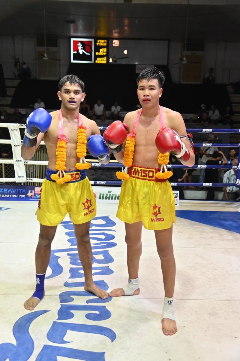 คู่ที่ 3 พิกัด 143 ปอนด์ พรพิทักษ์ สจ.โต้งปราจีน ...เสมอ... รักสยาม ส.บุญมีฤทธิ์