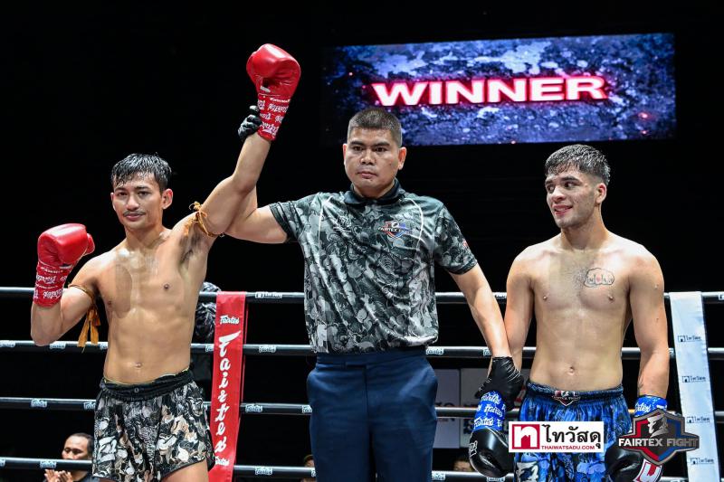 คู่ที่ 6 พิกัด 53.5 กก. ฟ้าจรัส ส.เดชะพันธ์ ...ชนะคะแนน... จาวาด โมซาฟาริ