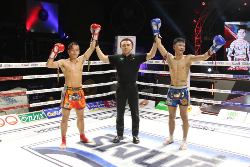 คู่ที่ 3 พิกัด 120 ปอนด์ เพชรนำโชค สจ.โต้งปราจีน ...เสมอ... ปืนใหญ่ ภ.หลักบุญ