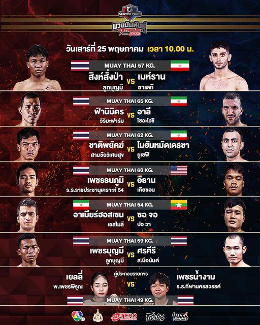 สรุปผลมวย FAIRTEX FIGHT มวยมันส์พันธุ์ EXTREME ประจำวันเสาร์ที่ 25/5/2567