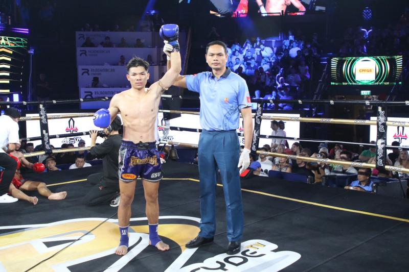 คู่ที่ 5 พิกัด 130 ปอนด์ เพชรเทวดา ส.บุญยรักษ์ ...แพ้น็อกยก 2... พยัคฆ์ขาว เจดีย์มวยไทย