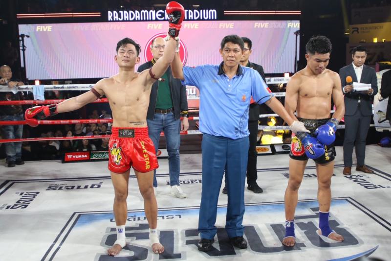 คู่ที่ 4  พิกัด 123 ปอนด์ ปืนใหญ่ ภ.หลักบุญ ...ชนะคะแนน... หนึ่ง เอราวัณ