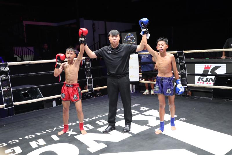 คู่ที่ 3 พิกัด 36 กก. กุมารทอง ท.ย่านดินแดง ...เสมอ... มาวิน มวยหูทวีศักดิ์เล็ก