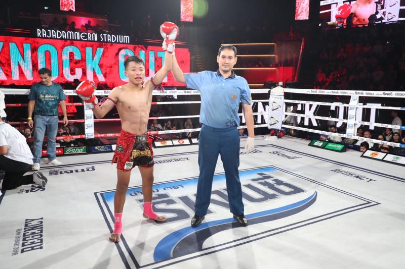 คู่ที่ 2 พิกัด 106 ปอนด์ วันเฮง ก.วุฒิชัย ...ชนะน็อกยก 2... ทุ่งพญาเล็ก ส.สำเภาชัย