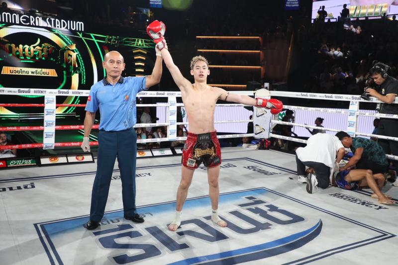 คู่แรก คู่ที่ 1 พิกัด 107ต่อ108 ปอนด์ ชิคาระ เพชรยินดีอะคาเดมี่ ...ชนะน็อกยก 3... เขตตะวัน มกช.สุพรร