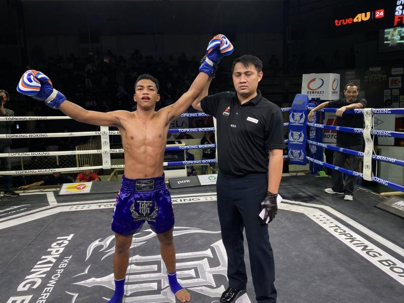 คู่ที่ 2 พิกัด 116 ปอนด์ กระเหรี่ยงไทย ก.เพชรสิทธิพงษ์ ...แพ้คะแนน... บิ๊กบูม เสี่ยต้อมเกาะล้าน