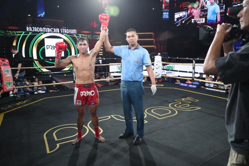 คู่ที่ 7 พิกัด 132 ปอนด์ ลูกนิมิต สิงห์คลองสี่ ...ชนะคะแนน... เพชรสองคม ศิษย์เจริญทรัพย์