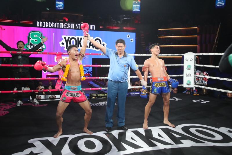 คู่ที่ 2 พิกัด 115 ปอนด์ บุญชัย ส.บุญมีฤทธิ์ ...ชนะคะแนน... อิคคิวซัง ลูกเจ้าพ่อกุมภ์กัณฑ์